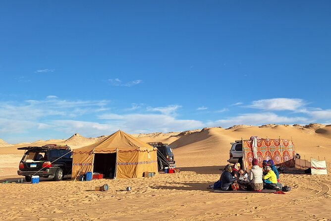Bedouin desert camp near the White Desert