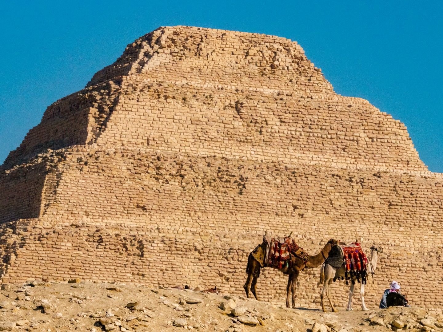 Step Pyramid of Djoser at Saqqara near Ancient Memphis