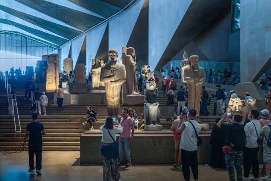 Grand Egyptian Museum near Ancient Memphis